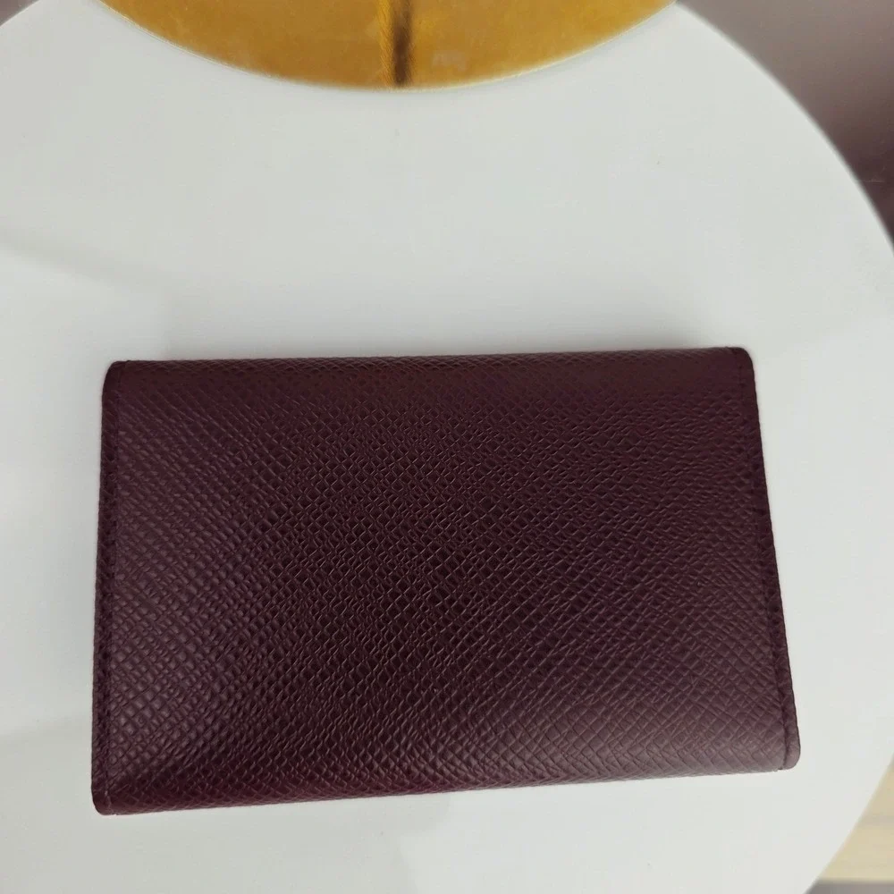 Louis Vuitton Taiga 6 Key Holder Burgundy Wallet